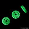 Hebilla de Dinero Gruesa Verde Seco de Jadeíta Piezas Sueltas Hebilla de Dinero de 8 mm Accesorios de Cuentas Sueltas Monedas de Cobre Pequeñas Regalos al por Mayor