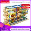 Castelo Travesso Parque de Expansão Inovador para Crianças Pequenas e Grandes Parque Temático Indoor para Crianças Fabricante de Equipamentos para Playground