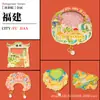 Fujian, Fuzhou, Xiamen, Quanzhou, Isla Pingtan, Imanes Metálicos Luminosos para Refrigerador Culturales y Creativos, Souvenirs Personalizados de Atracciones Turísticas
