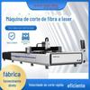 Fornecimento Direto da Fábrica Plataforma de Troca Máquina de Corte a Laser de Fibra Aço Carbono Aço Inoxidável Equipamento de Corte Corte a Laser Ma