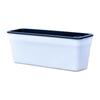 Venta directa de fábrica de macetas de plástico rectangulares autoabsorbentes para flores perezosas, para cultivo de verduras en balcón, cilantro y Pothos.