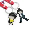 Long Zhiyu 15 Anos PVC Cola Macia 2D Chaveiro Simples e Dupla Face Joias Personalizadas Pingente Pequeno Personalizado Fornecedor de Alta Qualidade