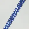 Renda Bordada Recortada Personalizada 1,8cm Código de Barras Vestido de Casamento Têxtil para Casa Saia Renda Solúvel em Água Acessórios Decorativos