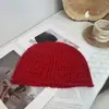 Gorro de Ganchillo Hueco para Mujer, Gorro de Punto para Primavera y Verano, Estilo Coreano Versátil para Circunferencia de Cabeza Grande, Turbante Pequeño para Adelgazar la Cara, Nuevo Estilo de Otoño