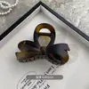Pinza para el pelo Gruesa Elegante con Lazo Vintage Otoño e Invierno Pinza de Agarre de Alto Nivel para Medio Peinado Moda Versátil Pinza de Tiburón Hebilla de Mariposa