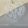Molde de Silicone para Nail Art de Alta Transparência Pequena Flor Margarida Laço Flor Rosa 3D Tridimensional Flor Concha Molde de Resina