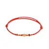Pulsera de Cuerda Roja Año de la Riqueza 2026 de la Montaña Putuo para Mujer Tejida Monedas Pequeñas Repele la Mala Suerte Cuerda Roja para la Mano