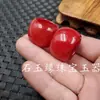 Llave de jade dedo de pollo sangre de jade llave de jade dedo rojo llave de dedo ensanchada verde seco verde completo llave de jade dedo anillo de jade anillo al por mayor