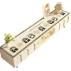 Alfombrilla de Mesa de Gato Negro de Dibujos Animados de Segunda Mano Modelo Nuevo 2025 Lujo Ligero Mantel de Alta Gama Alfombrilla Protectora para Zapatero Mesa Auxiliar de Comedor