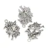 26 Tipos de Colgantes Antiguos de Plata con Temática Navideña DIY Accesorios de Joyería Retro de Aleación Colgantes para Collares y Pulseras Transfronterizos