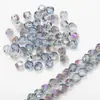 Colgante de agujero mágico de cara retorcida con cuentas retorcidas, cuentas de vidrio de 8 MM, accesorios para joyería DIY, pendientes, collar, pulsera, accesorios para collar
