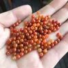 Jad Red Jade Contas Soltas Acessórios Jade Pequenas Contas Redondas Artesanal DIY Pulseira Contas Acessórios Material para Miçangas Acessórios Lote