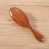 Pente com Almofada de Ar de Sândalo Pintado Pente com Bolsa de Ar Pente para Cabelos Cacheados Volumosos Pente de Sândalo Pente de Madeira com Cabo Longo Presente Prático Pente Massageador