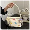 Atacado Moda Bolsa Quadrada Pequena de Mão Fofa de Desenho Animado Bolsa Feminina 2025 Primavera Nova Bolsa de Ombro Estilo Doce Transversal Moderna
