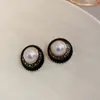 Brincos Vintage Agulha de Prata Retrô High-End Nicho Brincos de Pino Moda Versátil Joias de Orelha Atacado