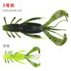 Weihe Sports Duas Cores Múltiplos Bigodes Camarão Macio Isca Macia Luya Camarão Grande Macio Isca Artificial 10cm10g Equipamento de Pesca Weihai Transfronteiriço
