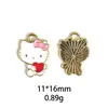 Pingente Fofo Kuromi Melody Série Sanrio Acessórios de Joias de Liga DIY Chaveiro Transfronteiriço Charme