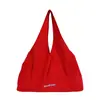 Bolsa de Ombro Grande Capacidade Estilo Coreano Design Preguiçoso para Mulheres 2026 Novo Modelo Bolsa de Mão Casual Simples Leve Bolsa Tote