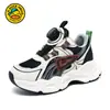 Sapatos Infantis Pato Amarelo, Sapatos Pai para Crianças Médias e Grandes, Tênis de Malha para Meninos, Novos Sapatos Infantis Tendência de Outono, Sapatos Tendência para Meninas