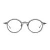 Gafas Redondas Retro Japonesas de Titanio Lo-108, Mismo Estilo que Celebridades de Internet, Adecuadas para Lentes Graduados