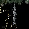 Decoración Navideña Transfronteriza de Amazon Colgante de Barra de Hielo Transparente Acrílico Colgante para Árbol de Navidad Colgante de Navidad