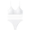 Comércio exterior explosivo cor transfronteiriça plus size triângulo copo sexy linda roupa íntima traseira tanga base sutiã roupa íntima