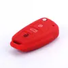 Funda de silicona plegable para llave de 3 llaves Audi A6L A4L