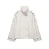 Ins estilo europeo y americano transfronterizo 2026 nuevo moderno y elegante para ir al trabajo cuello alto casual extragrande de doble botonadura gabardina