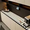 Armário de TV de luxo e de alta qualidade, aparador de sala de jantar, porta-copos, protetor de bancada de sapateira, tapete de entrada, toalha de mesa para adega