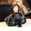 Bolso de Mamá de Cuero Genuino con Estampado de Serpiente de Gama Alta 2026, Estilo Nuevo, Bolso de Mano Lujoso y Elegante para Mujeres de Mediana Edad