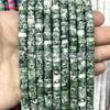 Separadores de 3*6 mm, cuentas sueltas, malaquita, turquesa, lapislázuli, cuentas de rueda doradas, accesorios para bricolaje, pulsera, espaciador, cuentas espaciadoras, cuentas planas de jade