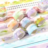 Cinta de encaje, cinta de diario nube soñadora, pegatinas para diario, bordes de papel washi, decoración linda de corazón girly para creación de escenas
