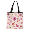 Bolsa de Mão Grande Capacidade Estilo Coreano Transfronteiriça Bolsa Tote Floral Bolsa de Ombro Bolsa de Poliéster Novo Modelo 2025