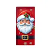 Decoração de Porta Janela de Natal Tecido de Fundo Laço Sino Tema Boneco de Neve Fundo para Fotos Fonte de Fábrica Transfronteiriça
