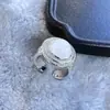 Anillo para Hombres Mayores Apertura Ajustable Estilo de Corte para Mujeres Diseño Retro de Nicho Marca de Moda Anillo de Estilo Frío Dedo Índice