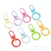 Llavero de Color Macaron Accesorio DIY Colgante Hebilla de Puerta de Color Caramelo Anilla de Resorte Llavero Adorno Colorido