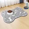 Tapete para comida de mascotas de barro de diatomeas, nuevo y popular de Temu, universal para gatos y perros, fácil de cuidar, se puede enviar