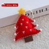 Decoración Navideña Árbol Festivo Hogar Accesorios de Fieltro de Lana Adornos DIY Colgantes Pequeños Tela Estrella Calcetines