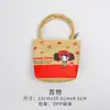 R Chica Pla Coreana Linda Bolso de Lona para Monedas Portátil Bolsa de Llaves de Tela de Dibujos Animados Linda Bolsa para Monedas