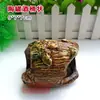 Atacado Tanque de Peixes Paisagismo Jarro de Cerâmica Decorativo Abrigo para Peixes Camarões Escorpiões Casa de Abrigo Jarro em Formato de Peixe Vermelho Jarro de Cerâmica Paisagismo de Aquário Casa de Criação