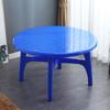 Mesa y silla de plástico para puesto de comida al aire libre, combinación comercial, gruesa, para barbacoa, mercado nocturno, cerveza, mesa de playa, mesa redonda económica.