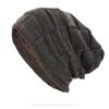 Transfronterizo en stock Gorro de punto de color mixto Otoño e Invierno para Hombre y Mujer con forro polar Engrosado Gorro a prueba de viento AliExpress Más Vendido Gorro Pulóver