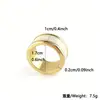 Fivela redonda simples para lenço com borda dourada e efeito de gota de óleo, fivela quadrada para lenço moderna e texturizada, fivela de fita quadrada para lenço redonda multifuncional com efeito de gota de óleo