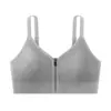 Chaleco deportivo con cremallera frontal para correr y fitness, reductor de busto grande, comercio exterior transfronterizo, sujetador deportivo a prueba de impactos, cómodo, anti-flacidez