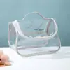 Bolsa de Cosméticos Transparente de Grande Capacidade da Moda Bolsa de Armazenamento Impermeável a Laser Viagem de Negócios Bolsa de Higiene Pessoal Portátil Bolsa de Armazenamento