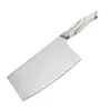Venta al por mayor del fabricante Mango de Acero y Plástico Cuchillo Multiusos Filo de Acero Inoxidable Cuchillo de Cocina Casero Cuchillo de Chef Cuchillo para Cortar Multifunción Listo para Usar