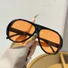 Óculos de Sol Grandes da Moda para Mulheres, Novos Óculos Retro Europeus e Americanos Sapinho para Rostos Grandes, Aparência Emagrecedora, Óculos de Sol Anti-UV Anti-reflexo para Homens