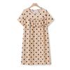 Camisón de Verano para Mujer Delgado Talla Grande Casual Falda Larga 2025 Nuevo Vestido Falda de Princesa Ropa de Casa Holgada