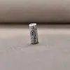 Yiluya Plata S925 Rueda de viento pez pequeño barril cuentas espaciadoras cuentas sueltas accesorios pulsera de cuerda trenzada DIY tubo recto joyería al por mayor