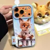 Muñeco de Nieve Nick Judy Adecuado para Funda de Teléfono Móvil Apple 17 16Promax Anticaída 15Pro Todo Incluido 13/14 Cubierta Protectora